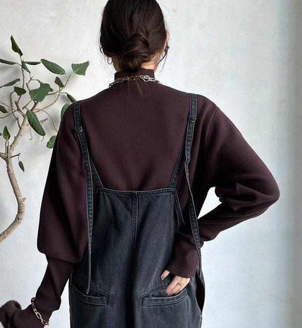  「【セットアイテム/WEB限定】フェザーヤーンカーディガン＋ニット」|ニット・セーター|