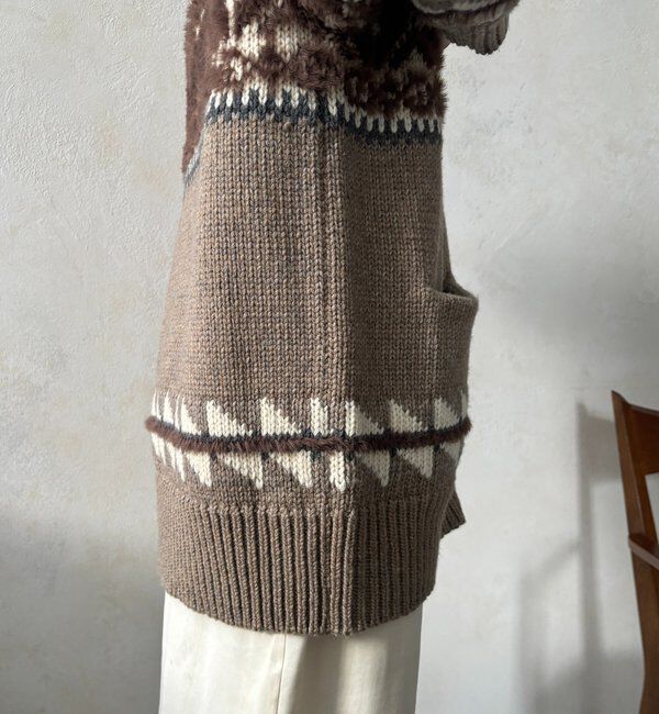  「ノルディックジップカーディガン」|ニット・セーター|