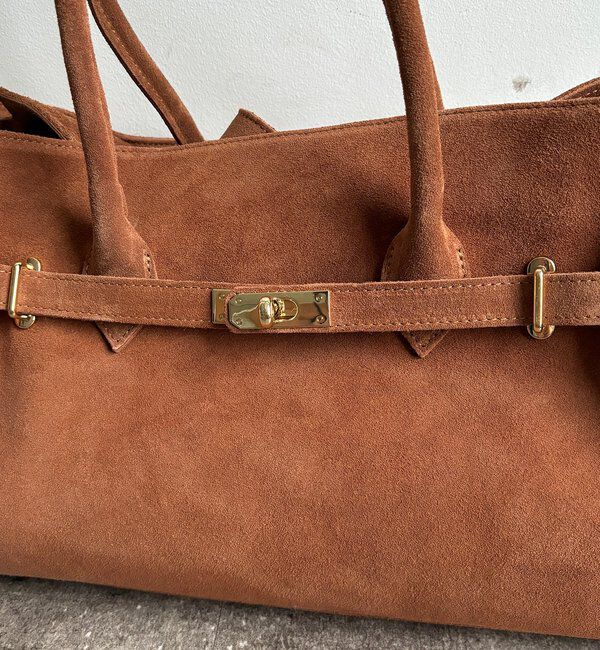  「【WEB限定】スエードベルト付バッグ」|トートバッグ|