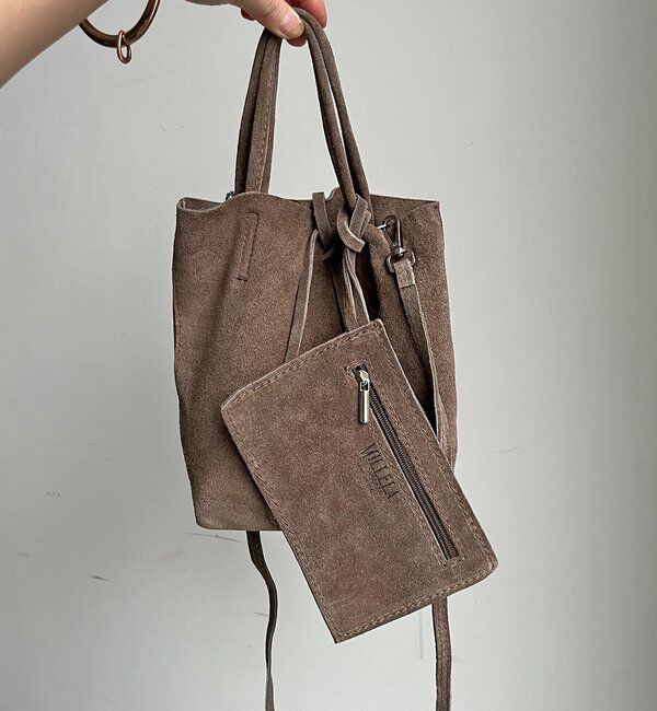  「【WEB限定】スエードミニトートバッグ」|トートバッグ|