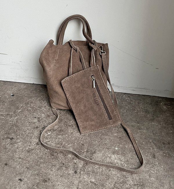  「【WEB限定】スエードミニトートバッグ」|トートバッグ|