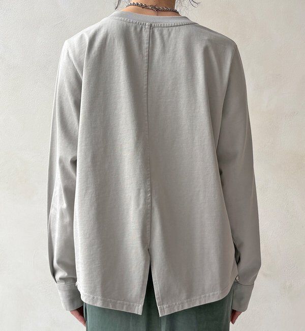  「【WEB限定】サイドドロストハーフジッププルオーバー」|Tシャツ・カットソー|