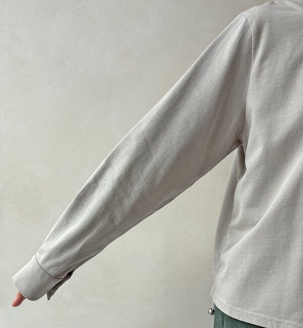  「【WEB限定】サイドドロストハーフジッププルオーバー」|Tシャツ・カットソー|