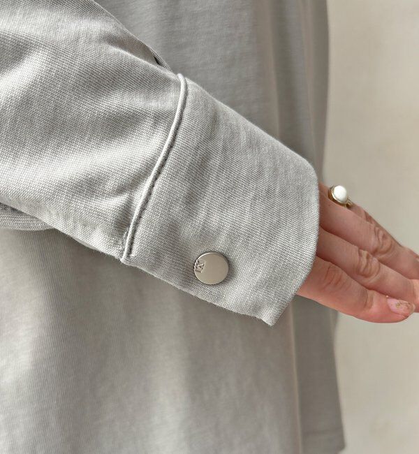  「【WEB限定】サイドドロストハーフジッププルオーバー」|Tシャツ・カットソー|