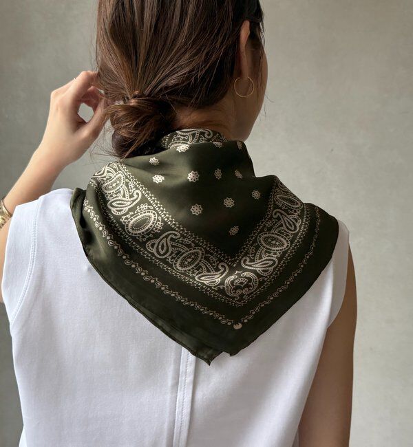  「ペイズリー柄スカーフ」|マフラー|