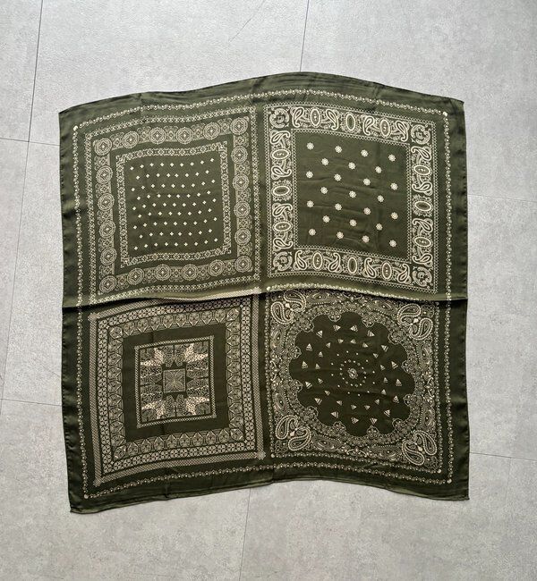  「ペイズリー柄スカーフ」|マフラー|