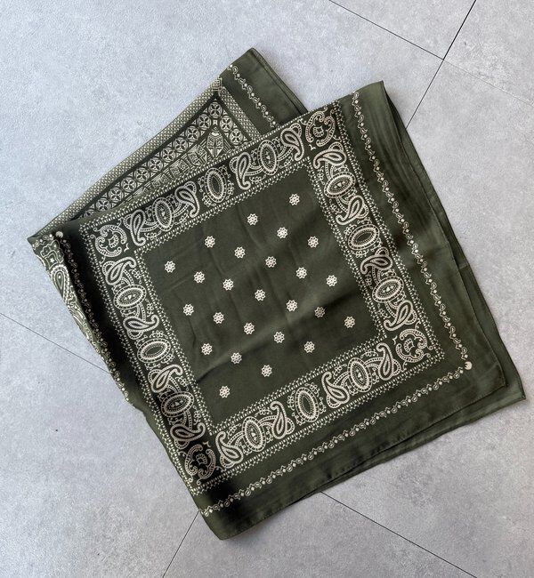  「ペイズリー柄スカーフ」|マフラー|