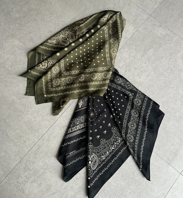  「ペイズリー柄スカーフ」|マフラー|