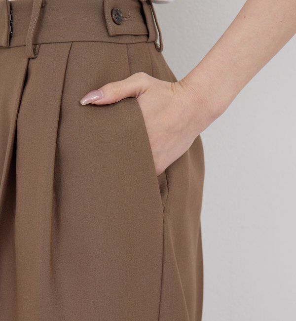  「【SACHIKOコラボ】2タックワイドパンツ」|チノ|