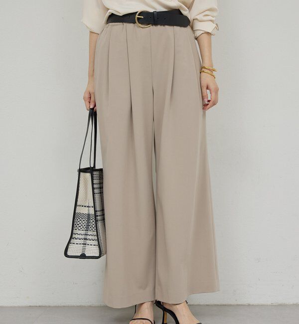  「【手洗い可】イージー2タックパンツ」|チノ|