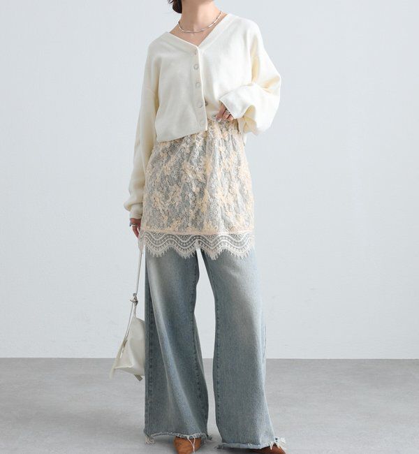  「レースVキャミチュニック」|シャツ・ブラウス|