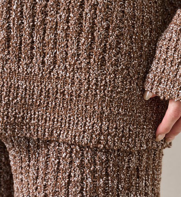  「スラブヤーンスリットニット」|ニット・セーター|