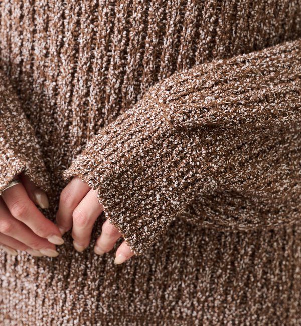  「スラブヤーンスリットニット」|ニット・セーター|