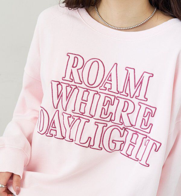  「アップリケロゴスウェット」|パーカー|