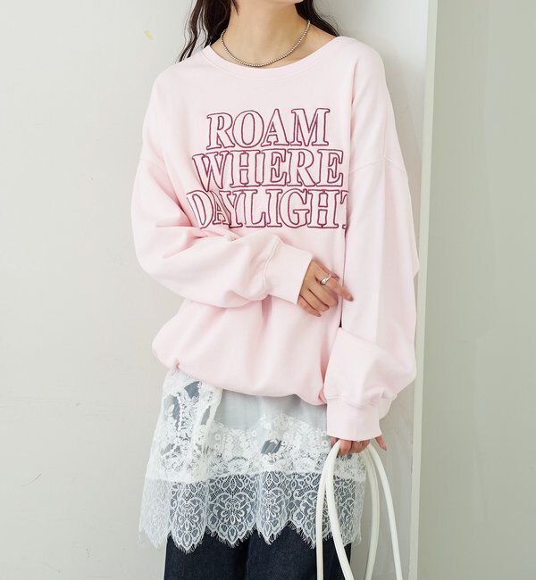  「アップリケロゴスウェット」|パーカー|