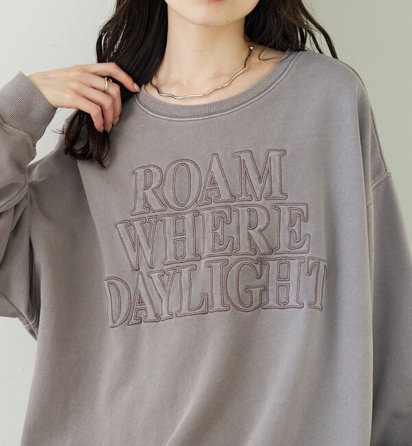  「アップリケロゴスウェット」|パーカー|