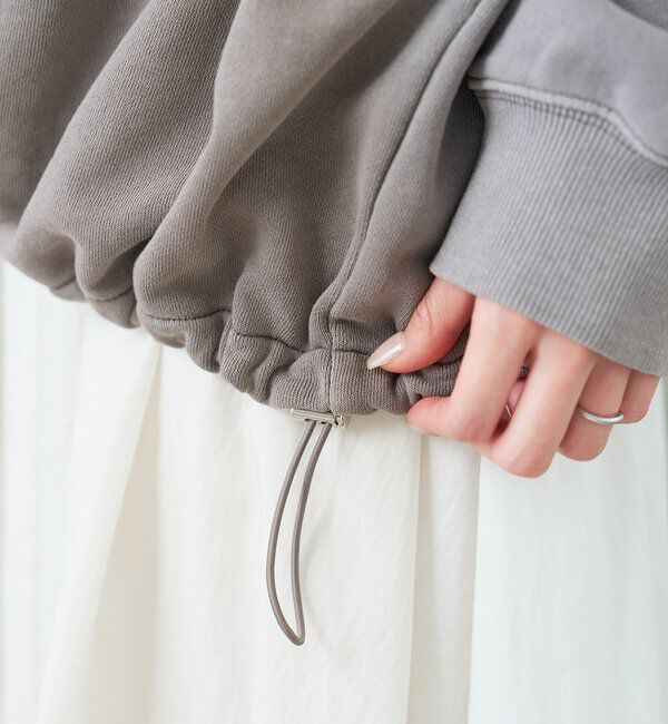  「アップリケロゴスウェット」|パーカー|