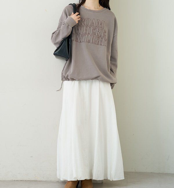  「アップリケロゴスウェット」|パーカー|