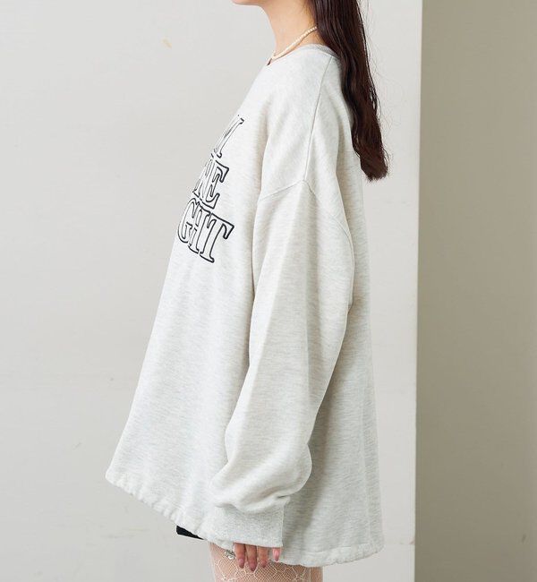  「アップリケロゴスウェット」|パーカー|