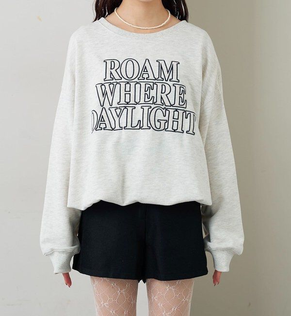  「アップリケロゴスウェット」|パーカー|