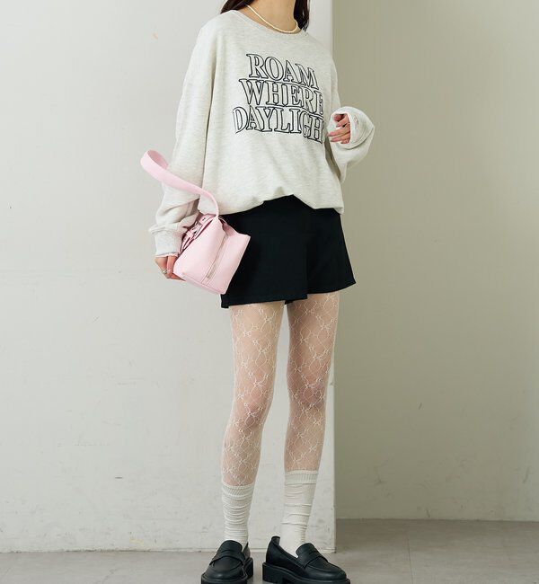  「アップリケロゴスウェット」|パーカー|