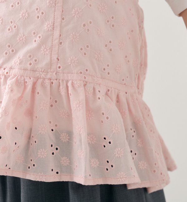  「コットン刺繍ホルターネック」|シャツ・ブラウス|