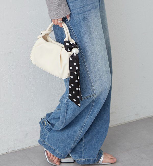  「Lara ドットスカーフ」|バンダナ・スカーフ|