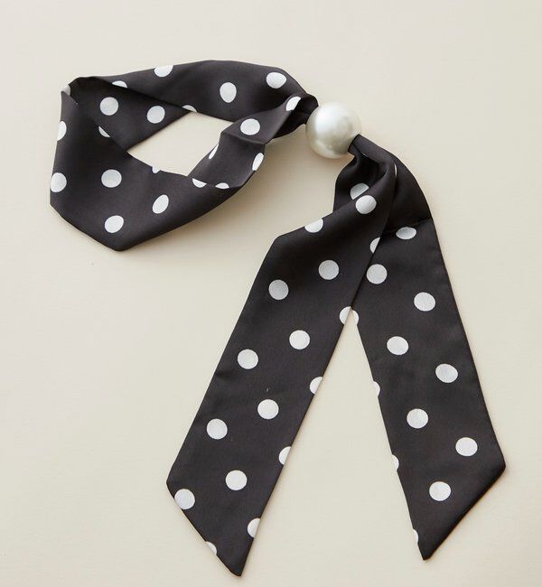  「Lara ドットスカーフ」|バンダナ・スカーフ|