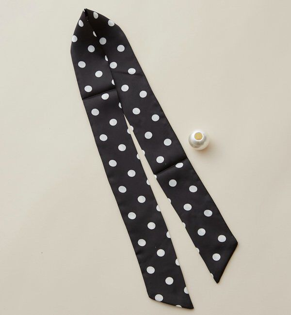  「Lara ドットスカーフ」|バンダナ・スカーフ|