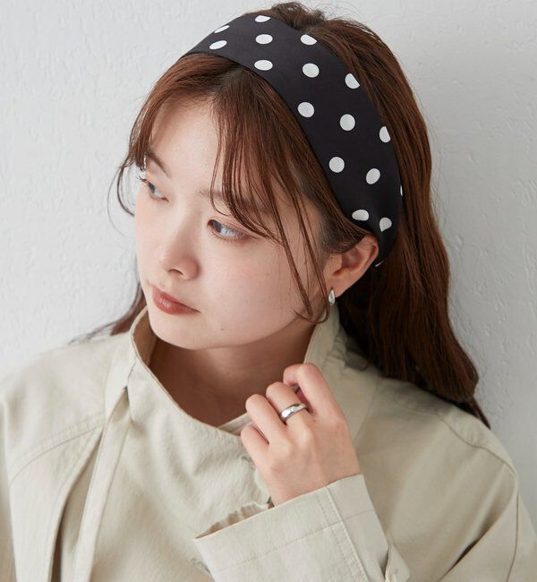  「Lara ドットスカーフ」|バンダナ・スカーフ|