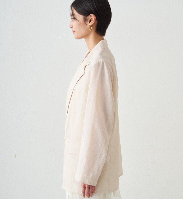  「リネンライクシアージャケット」|ベスト・ジレ|