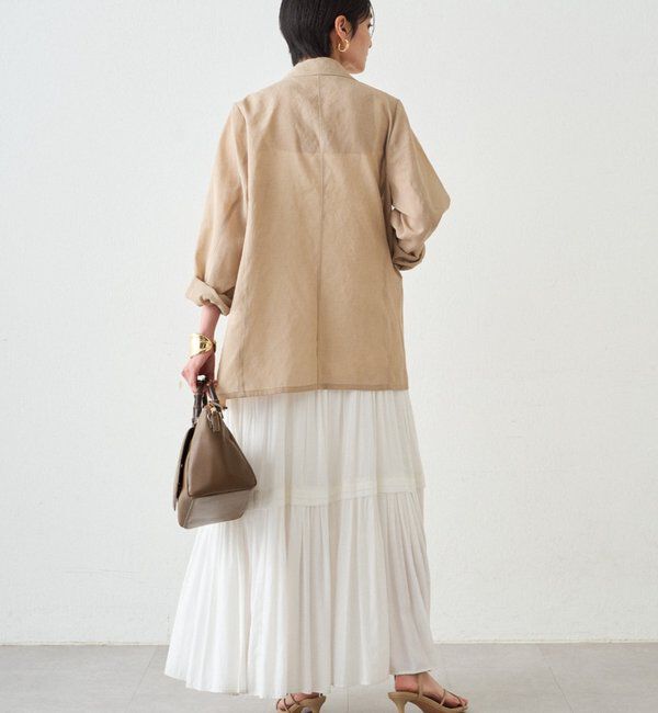  「リネンライクシアージャケット」|ベスト・ジレ|