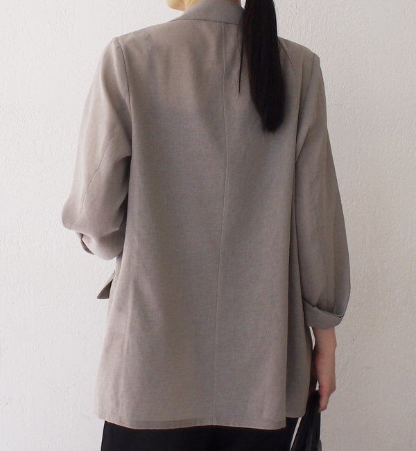  「リネンライクシアージャケット」|ベスト・ジレ|
