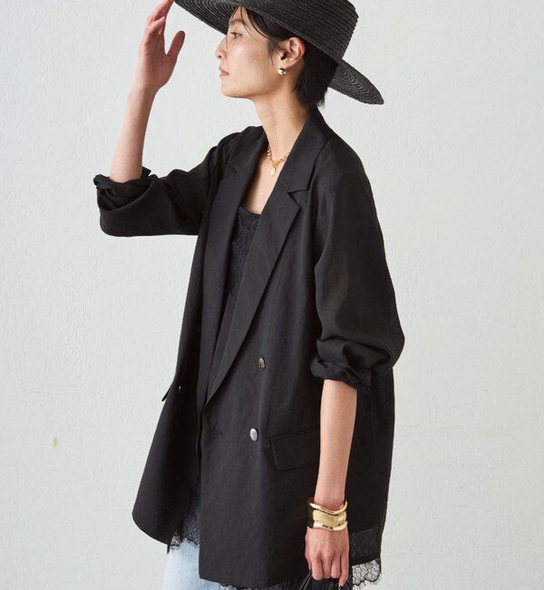  「リネンライクシアージャケット」|ベスト・ジレ|
