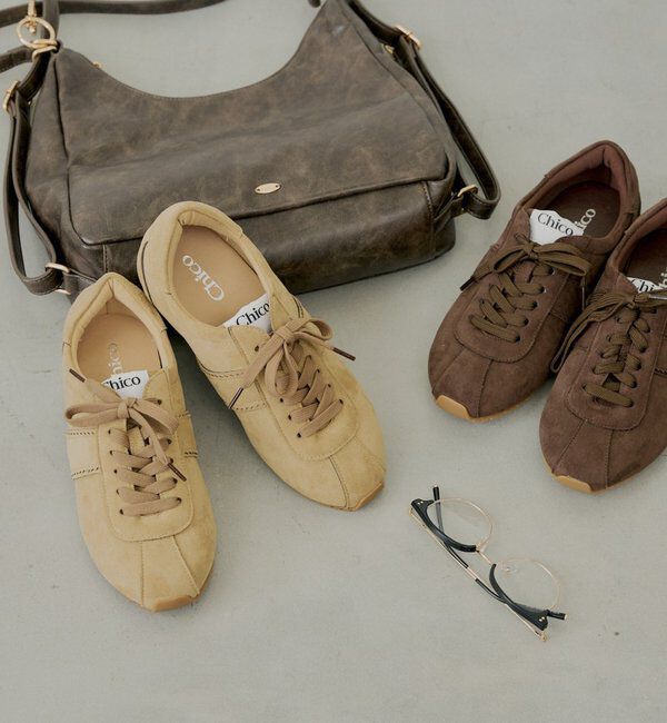  「インソールスエードスニーカー」|スニーカー|