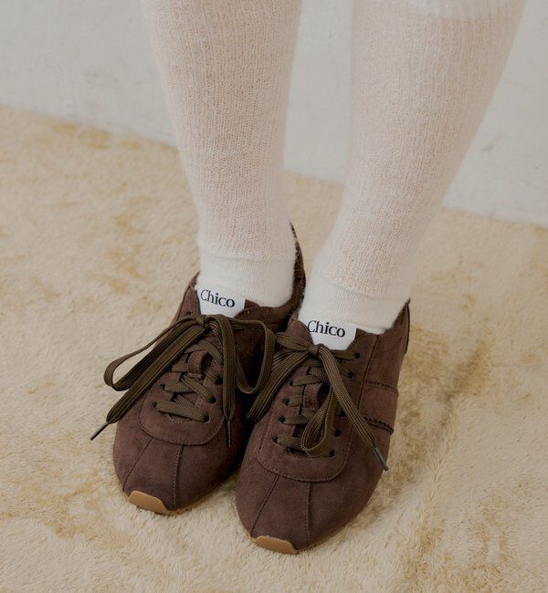  「インソールスエードスニーカー」|スニーカー|ブラウン