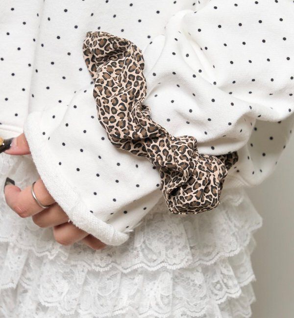  「レオパードシュシュ」|ブローチ・コサージュ|