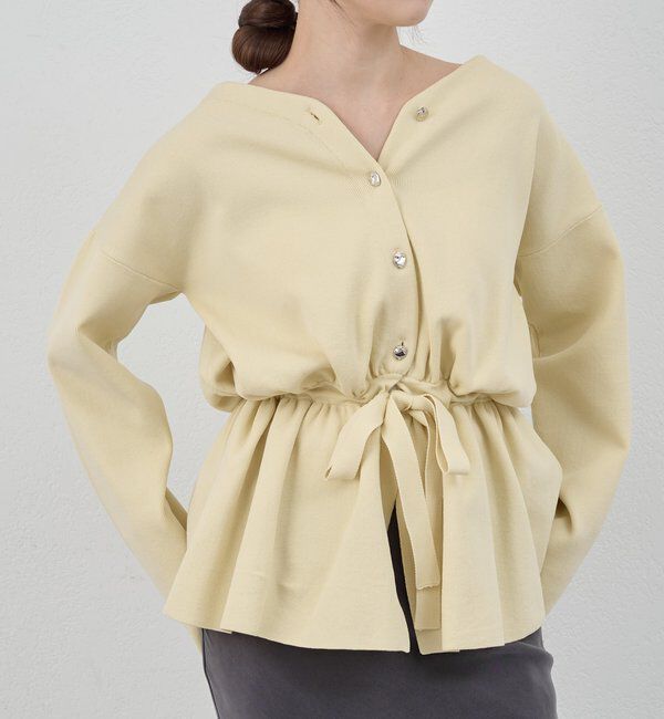  「3WAYペプラムカーディガン」|カーディガン|