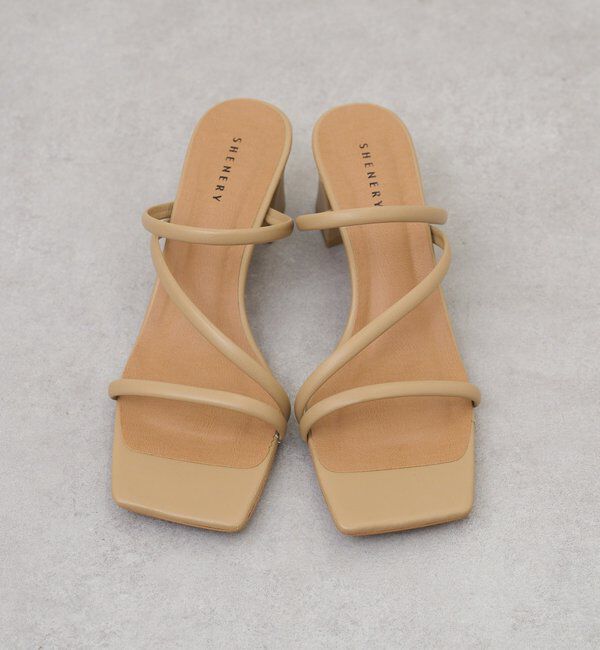 SHENERY/ストラップヒールサンダル