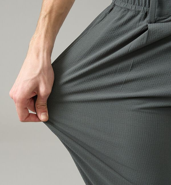 ABAHOUSE「【セットアップ対応】SOLOTEX シアサッカー イージースラックス / ストレ」|その他|