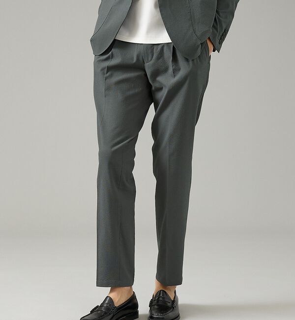 ABAHOUSE「【セットアップ対応】SOLOTEX シアサッカー イージースラックス / ストレ」|その他|