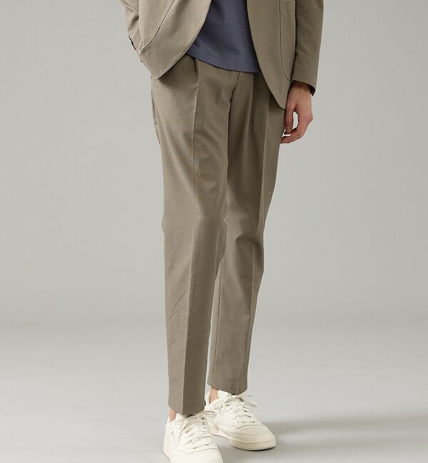 ABAHOUSE「【セットアップ対応】SOLOTEX シアサッカー イージースラックス / ストレ」|その他|