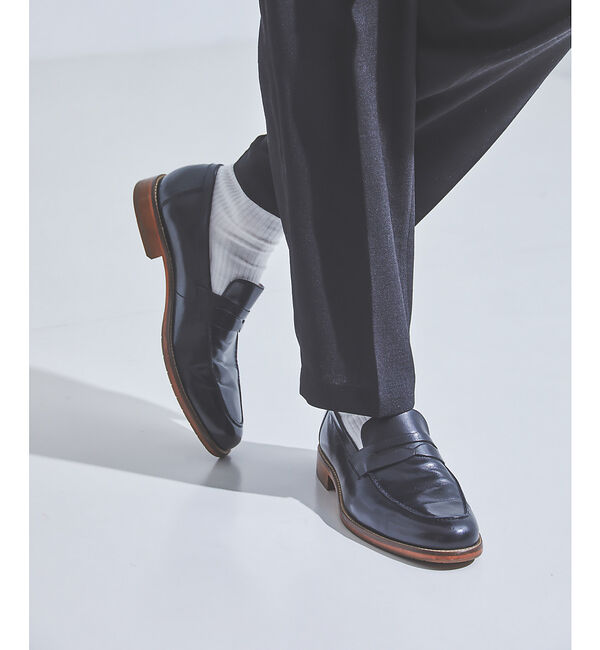 alfredoBANNISTER「【SHOO IN SHOE】定番 コインローファー/ビジネスシューズ」|ローファー|ブラック