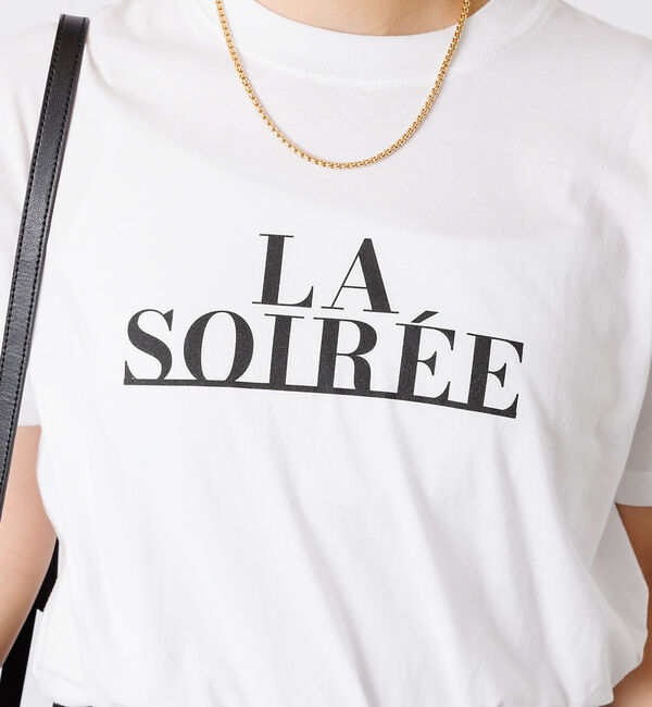 Rouge vif「フロントバックロゴ半袖Tシャツ」|Tシャツ・カットソー|