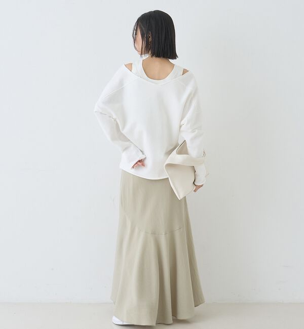 Rouge vif「裏毛Vネックスウェットプルオーバー」|スウェット・ジャージ|