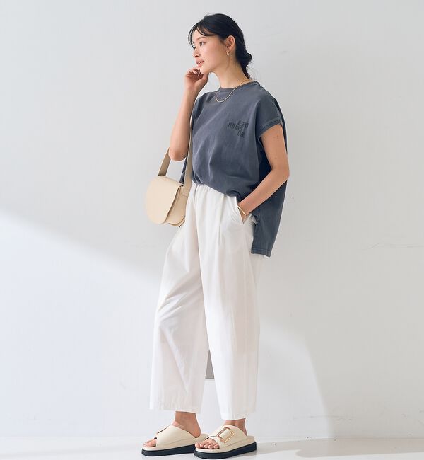 Rouge vif「【ロングセラー】【2026SS新色登場】イージーワイドパンツ/ウエストゴム/クロ」|その他|