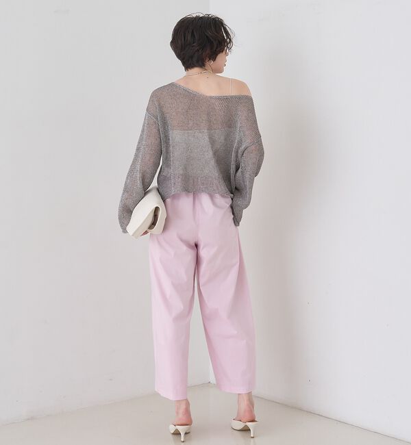 Rouge vif「【ロングセラー】【2026SS新色登場】イージーワイドパンツ/ウエストゴム/クロ」|その他|