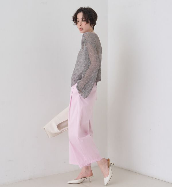 Rouge vif「【ロングセラー】【2026SS新色登場】イージーワイドパンツ/ウエストゴム/クロ」|その他|