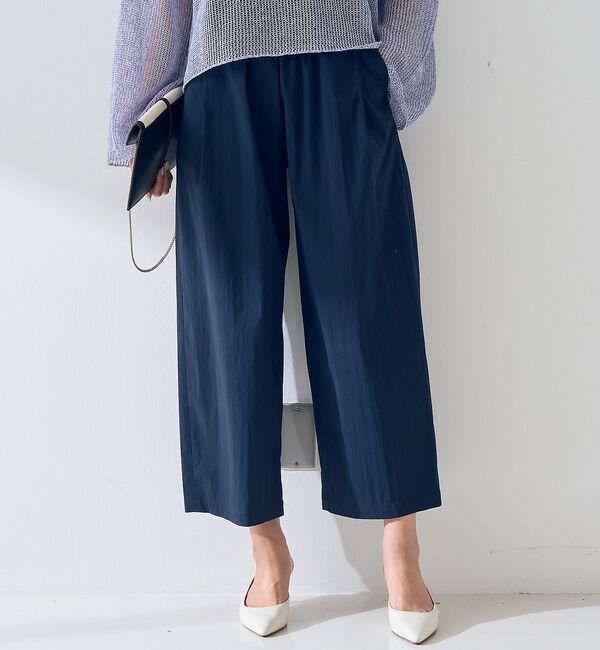 Rouge vif「【ロングセラー】【2026SS新色登場】イージーワイドパンツ/ウエストゴム/クロ」|その他|