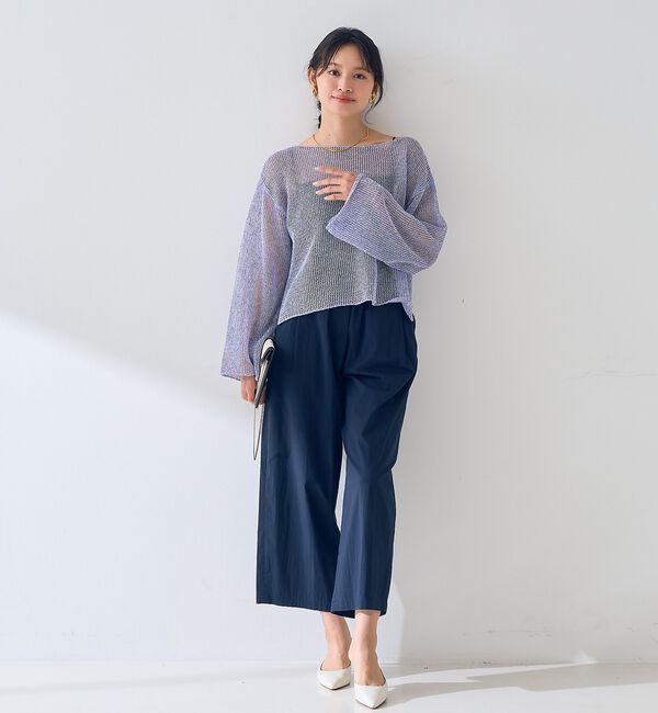 Rouge vif「【ロングセラー】【2026SS新色登場】イージーワイドパンツ/ウエストゴム/クロ」|その他|